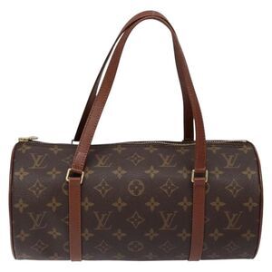 Louis Vuitton Papillon 30 Brown Canvas Shoulder Bag (Pre-Owned)